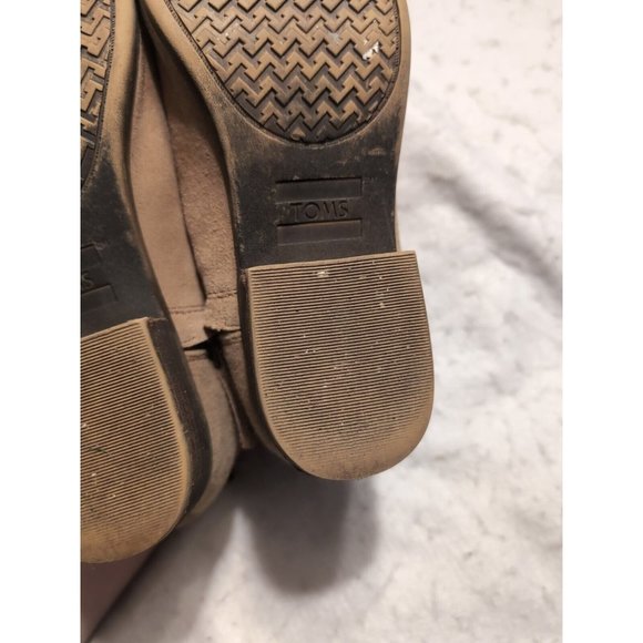 TOMS Women's Deia Ankle Bootie Toffee Suede/Wool Size 7.5 - Picture 11 of 11